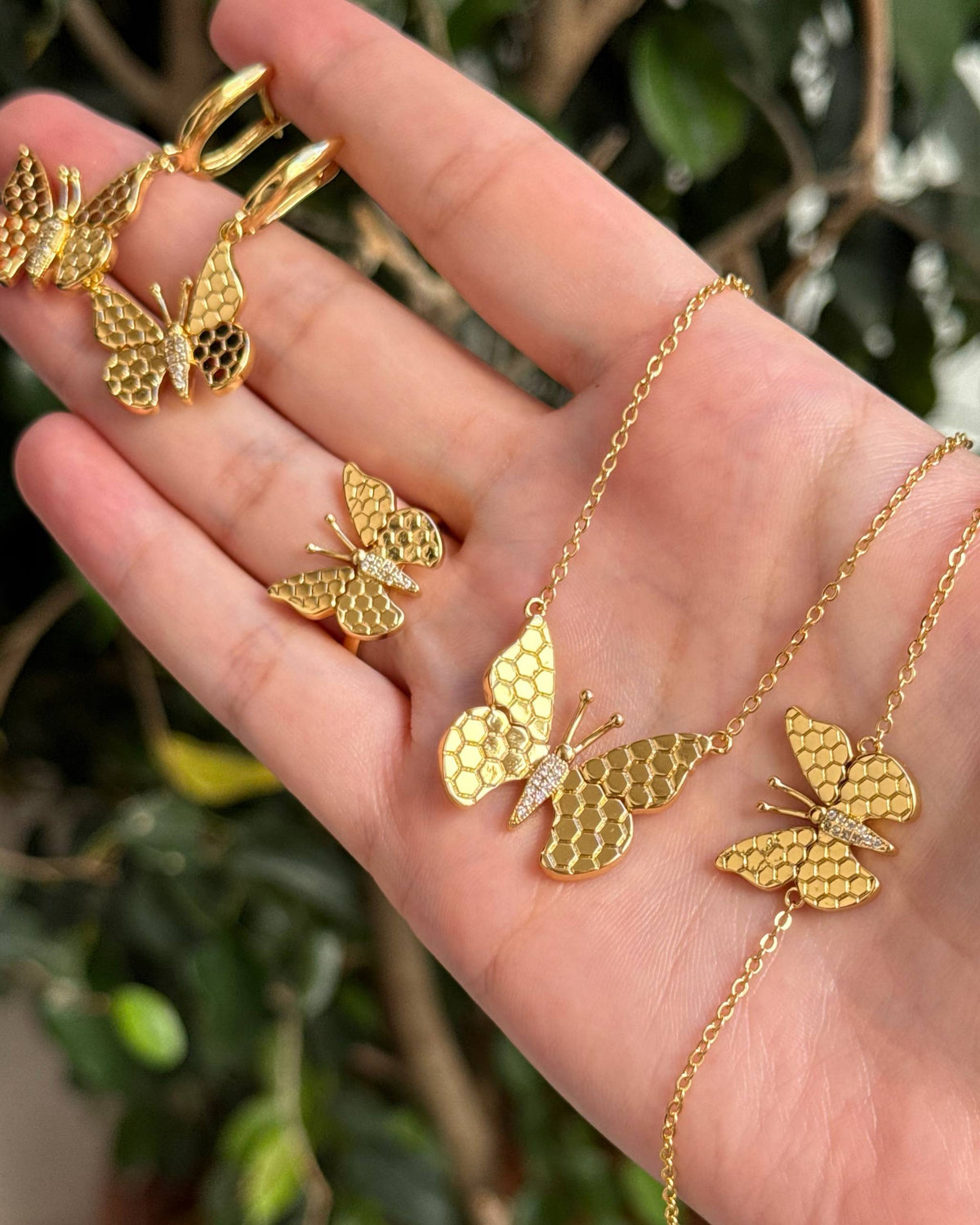 Parure Papillon – طقم 4 قطع