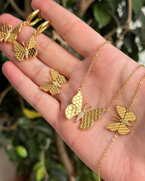 Parure Papillon – طقم 4 قطع