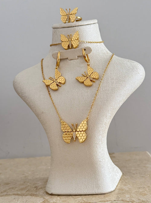 Parure Papillon – طقم 4 قطع